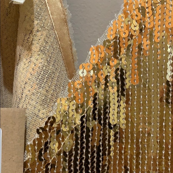 Glam Gold Sequin Halter - Picture 5 of 5